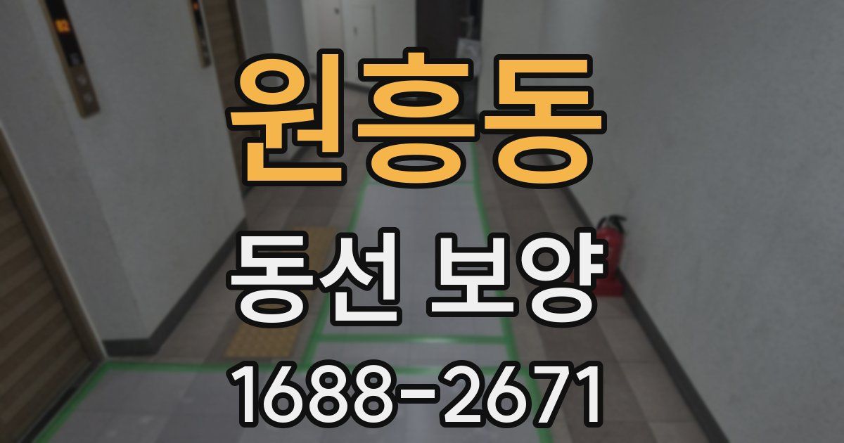 원흥동 동선 보양