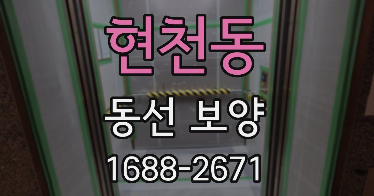 현천동 동선 보양