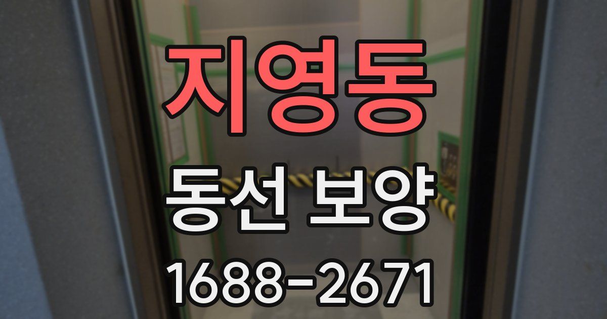 지영동 동선 보양