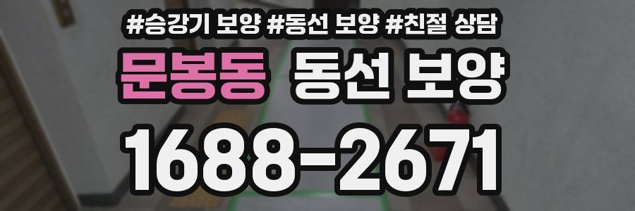 문봉동 동선 보양