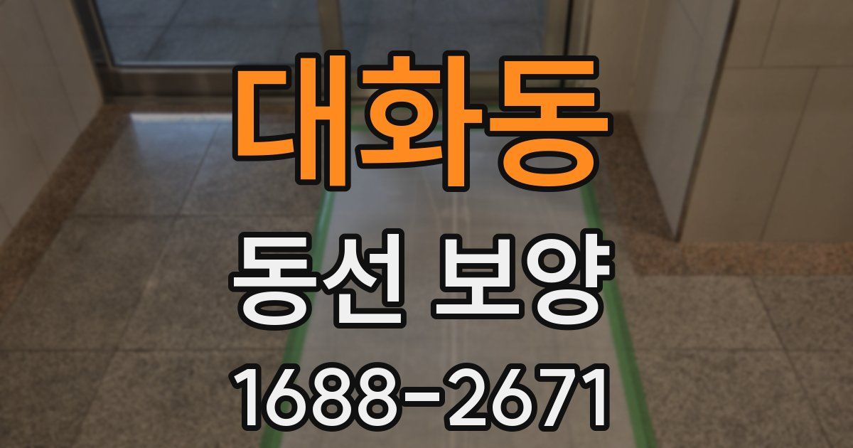 대화동 동선 보양