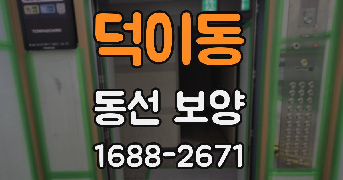덕이동 동선 보양