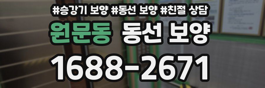 원문동 동선 보양