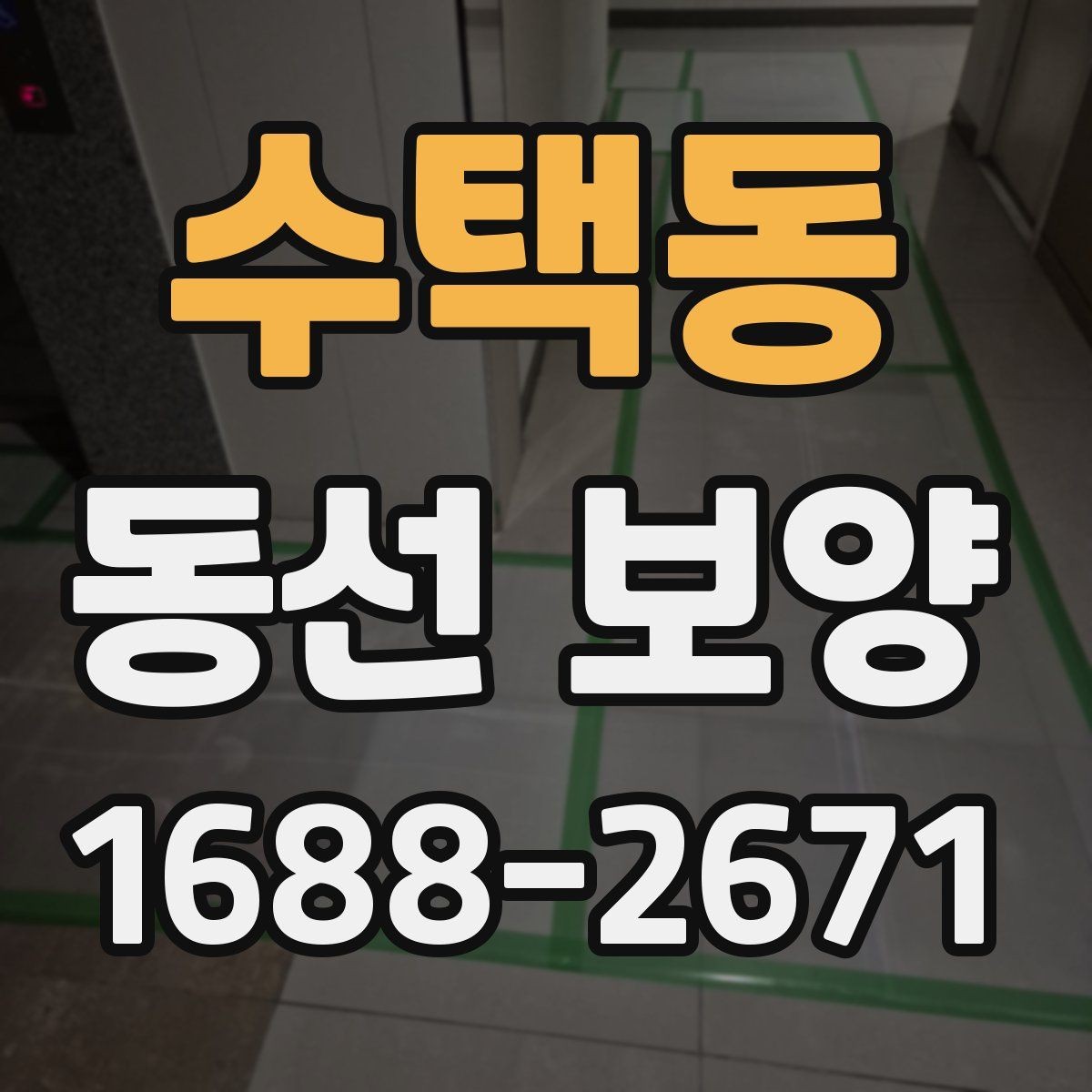 수택동 동선 보양 전후로 체크해야 할 사항