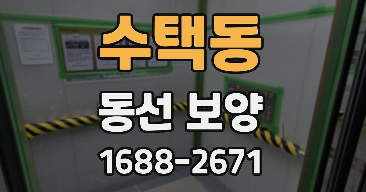 수택동 동선 보양