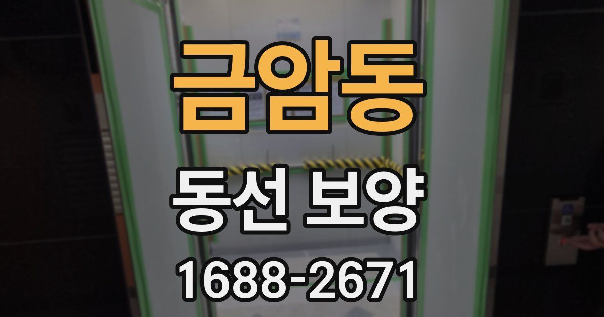 금암동 동선 보양