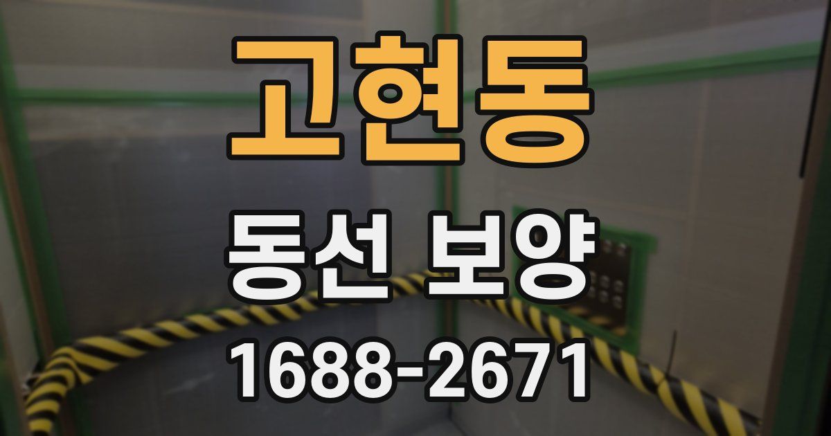고현동 동선 보양