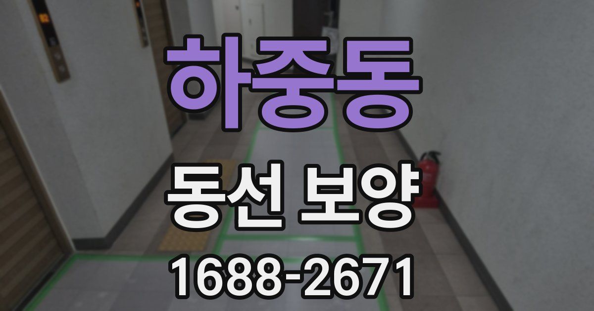 하중동 동선 보양