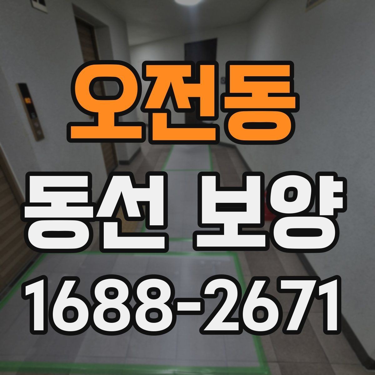 오전동 동선 보양 현장 관리에서 놓치기 쉬운 점