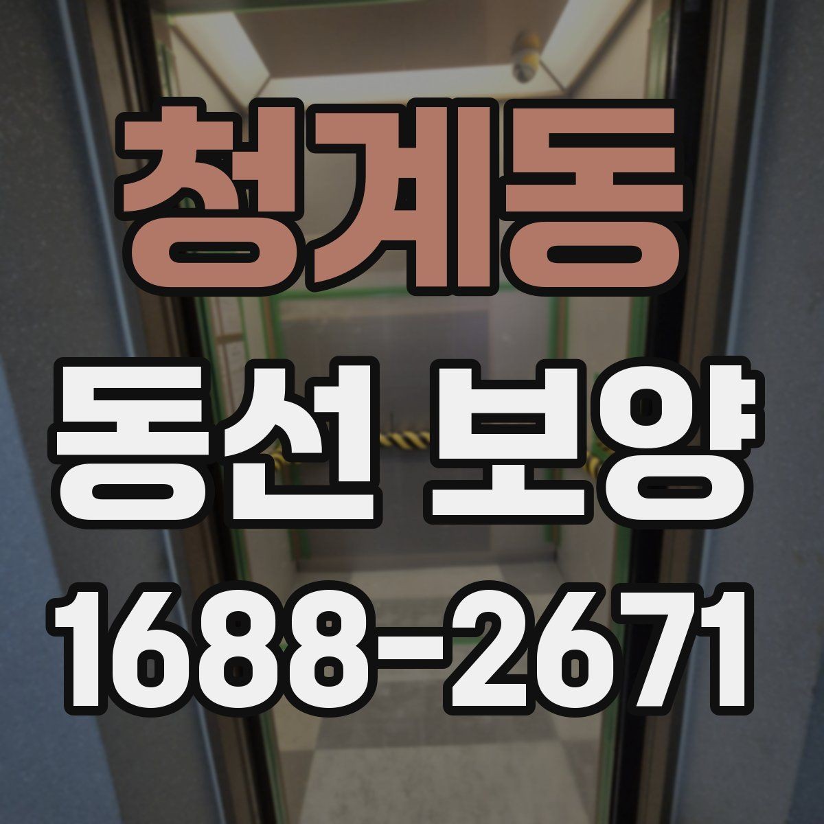 청계동 동선 보양 작업을 진행할 때 주의할 점