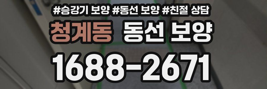 청계동 동선 보양