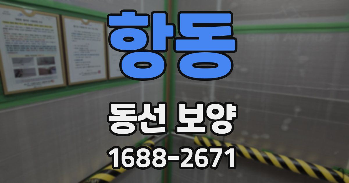 항동 동선 보양