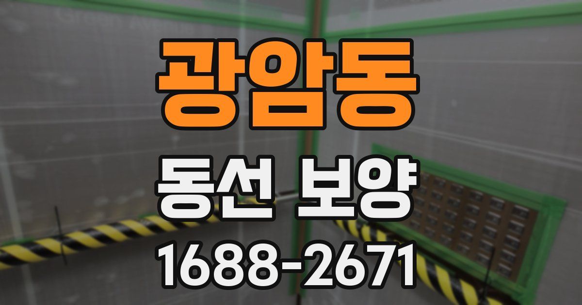 광암동 동선 보양