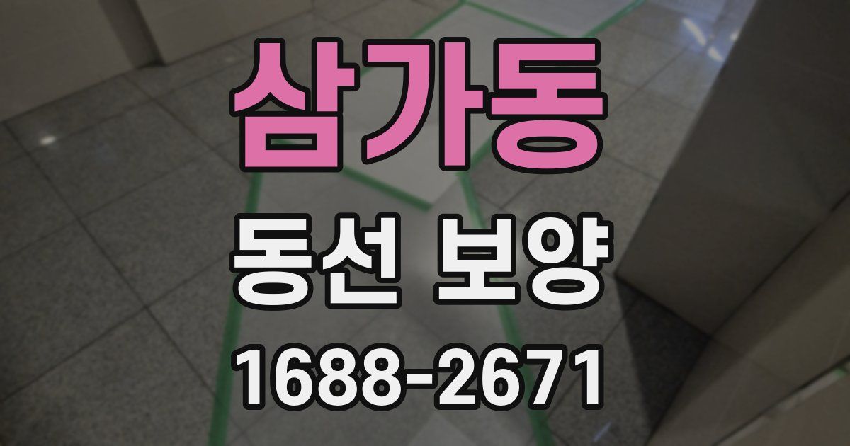 삼가동 동선 보양