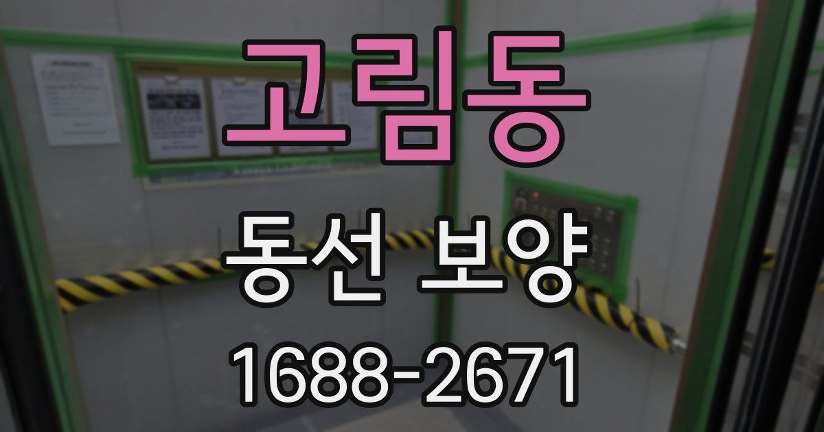 고림동 동선 보양