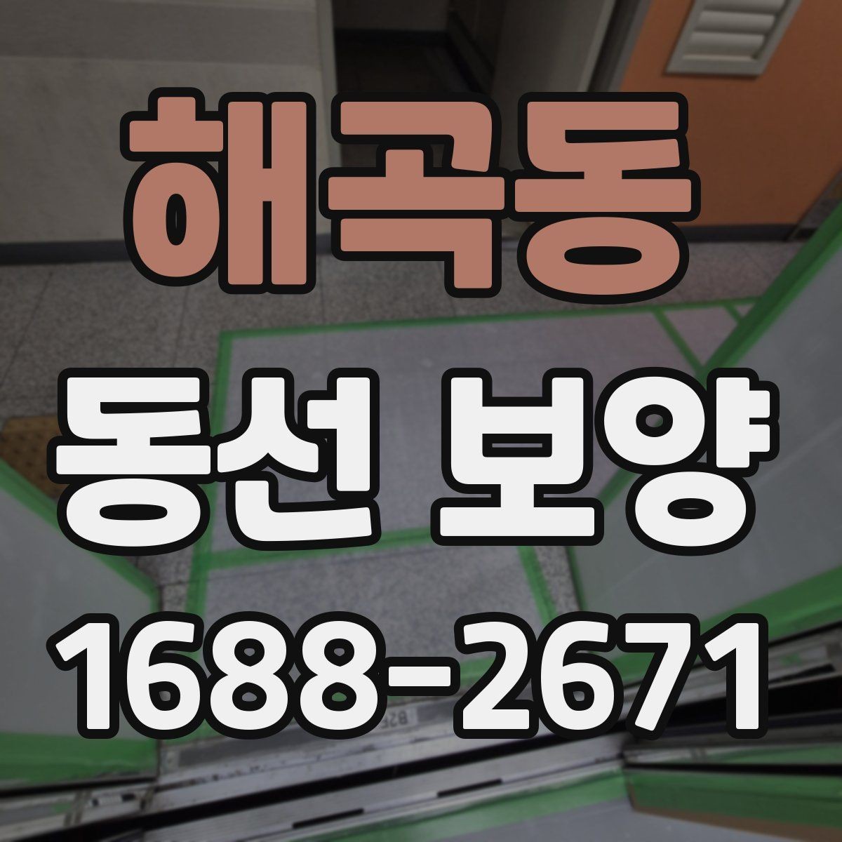 해곡동 동선 보양 시공을 계획할 때 알아둘 점