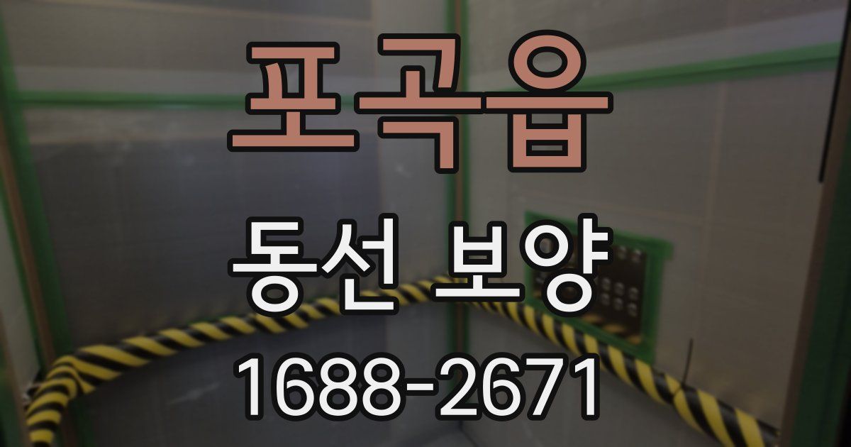 포곡읍 동선 보양