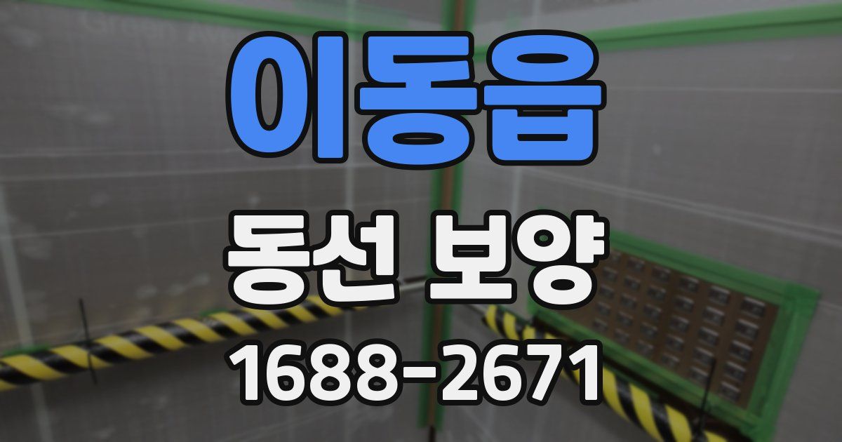 이동읍 동선 보양