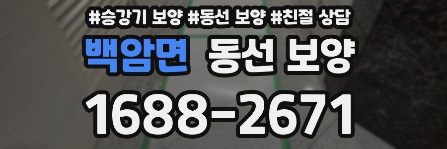 백암면 동선 보양