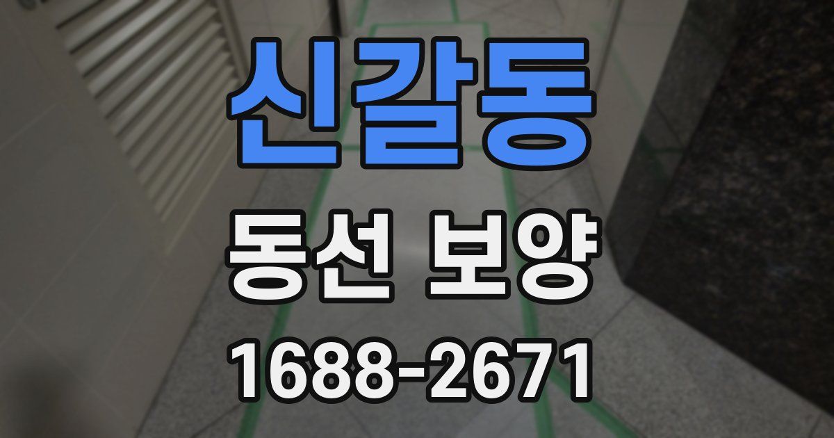 신갈동 동선 보양