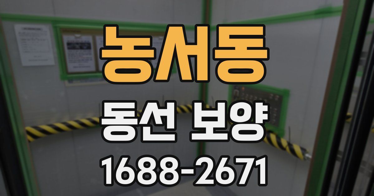 농서동 동선 보양