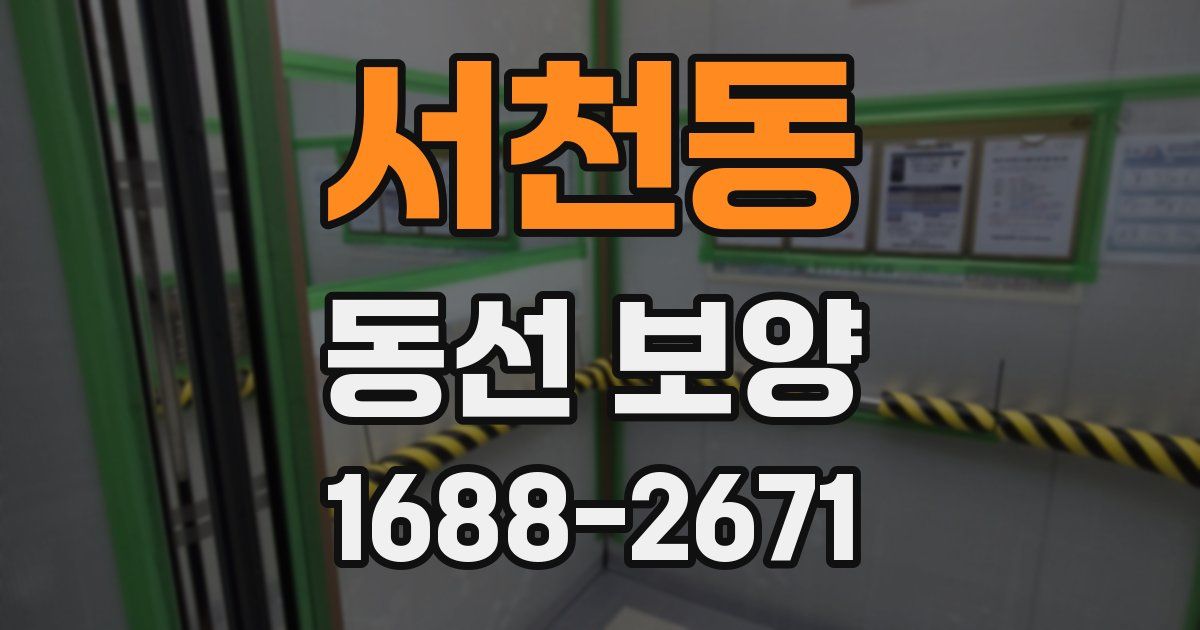 서천동 동선 보양