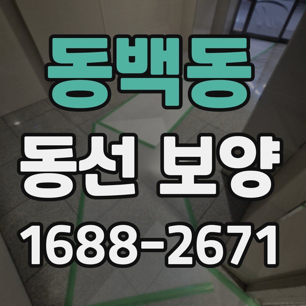 동백동 동선 보양 비용 절감보다 중요한 점