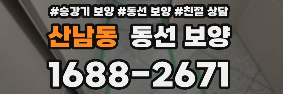 산남동 동선 보양