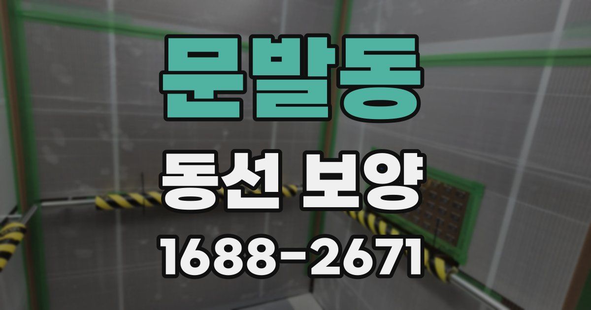 문발동 동선 보양