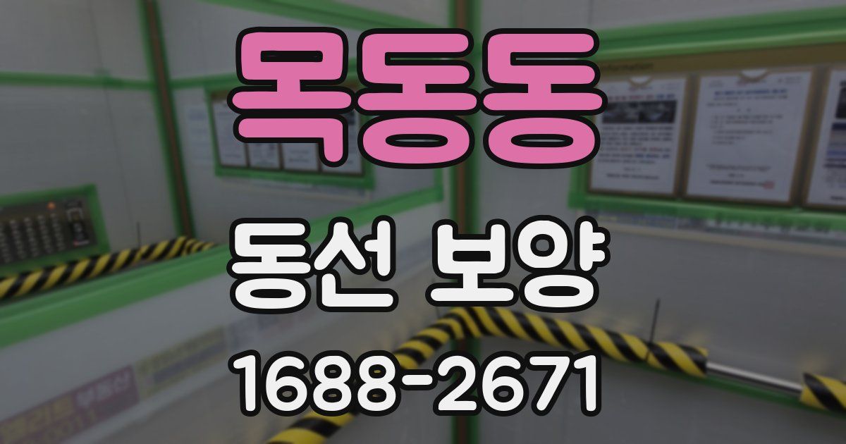 목동동 동선 보양