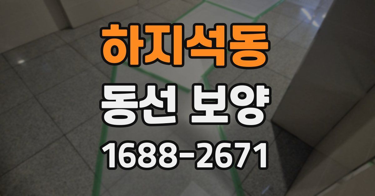 하지석동 동선 보양