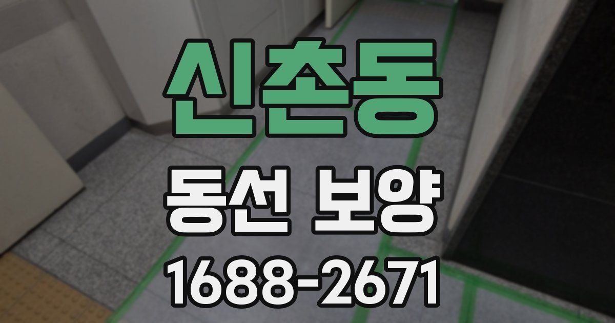 신촌동 동선 보양