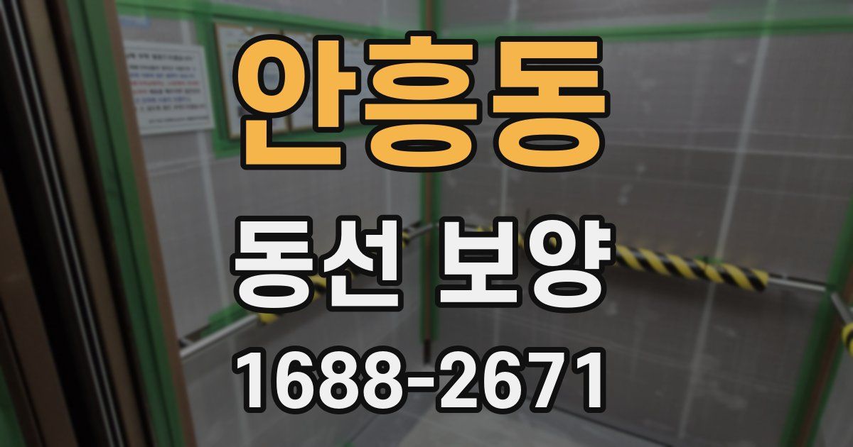 안흥동 동선 보양