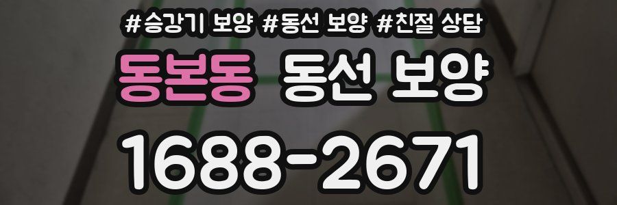 동본동 동선 보양