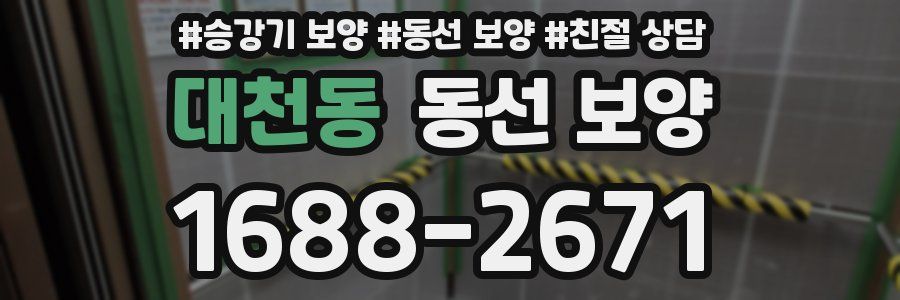 대천동 동선 보양