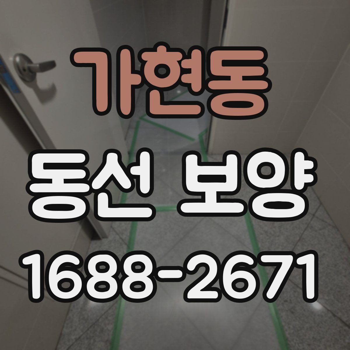가현동 동선 보양 비용이 달라지는 요소들