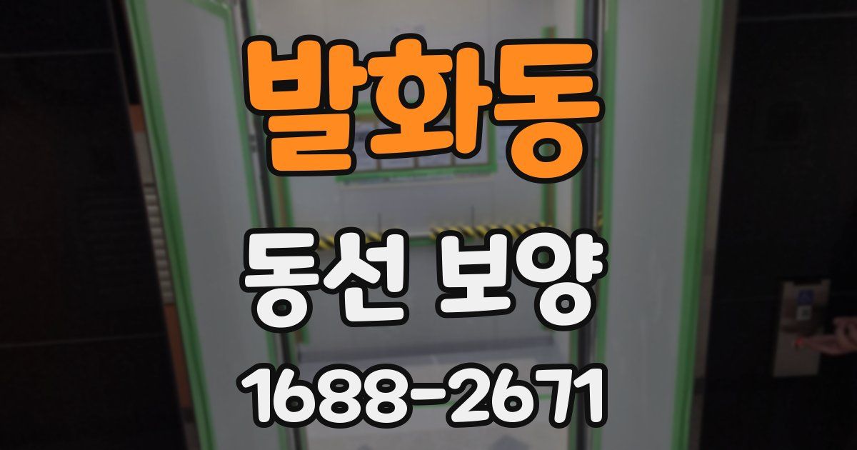 발화동 동선 보양