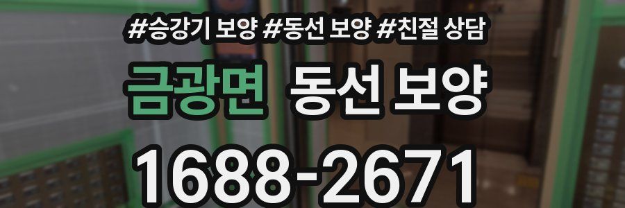금광면 동선 보양