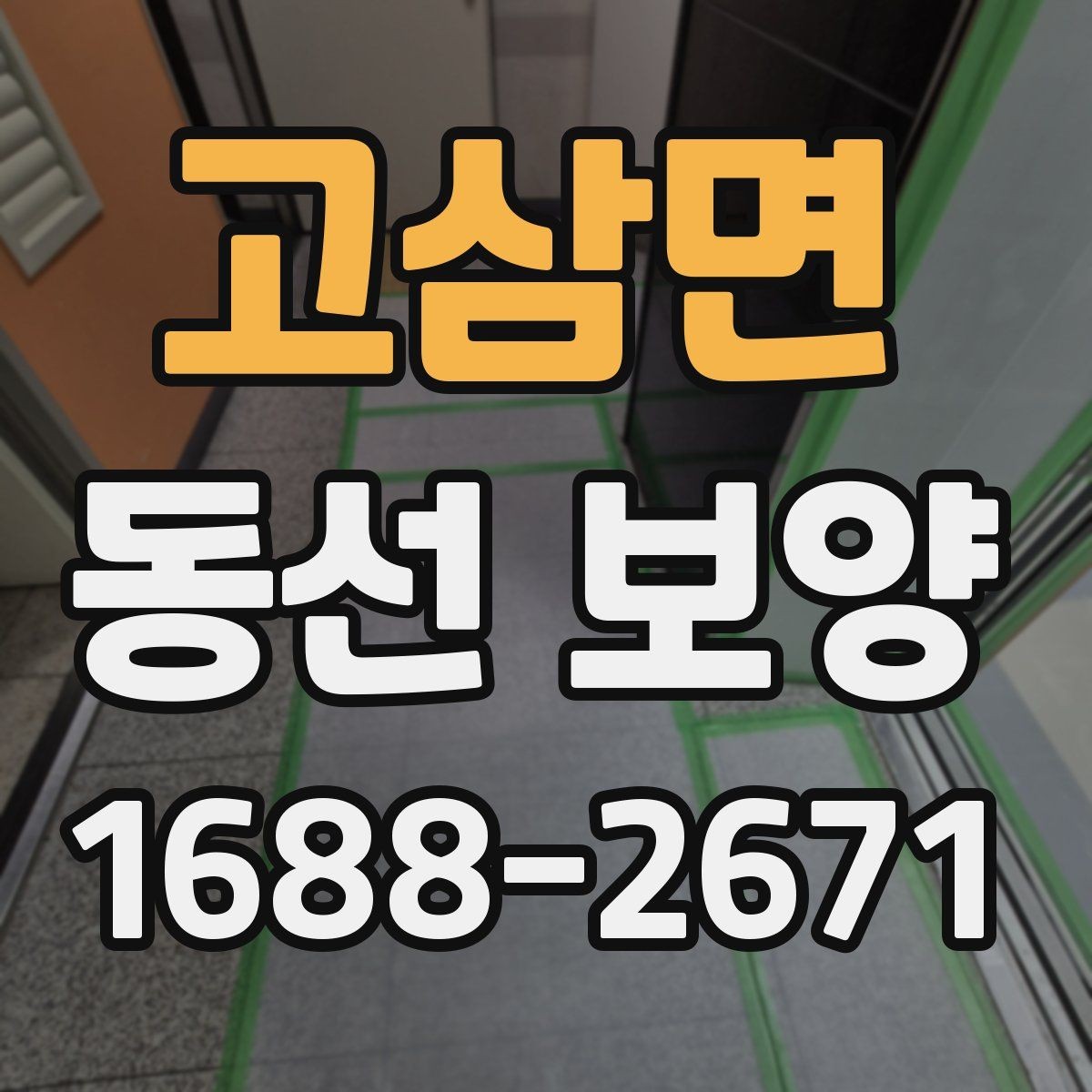 고삼면 동선 보양 시 흔히 놓치는 부분들