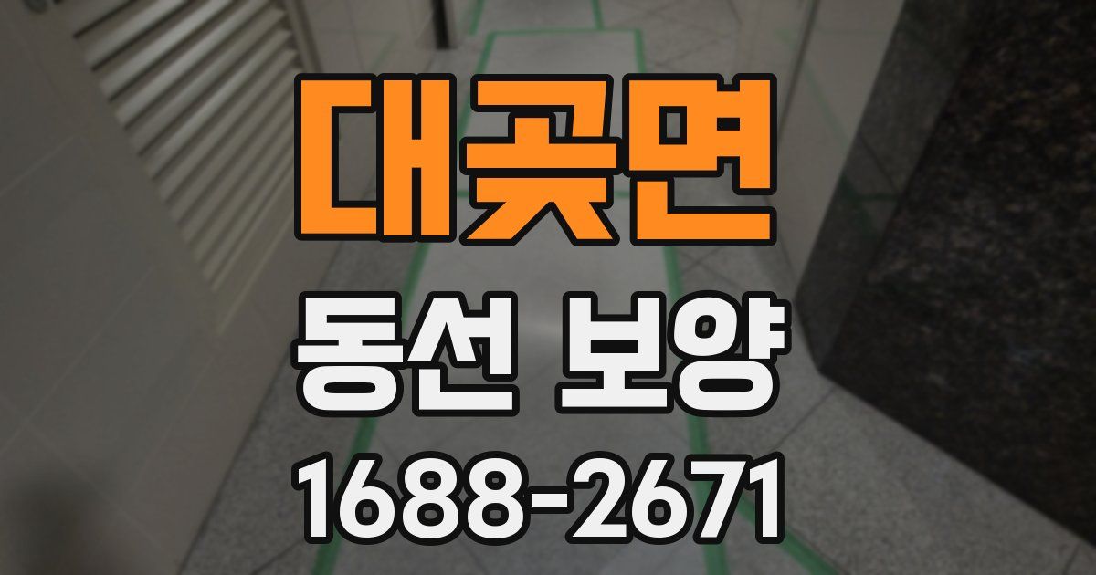 대곶면 동선 보양