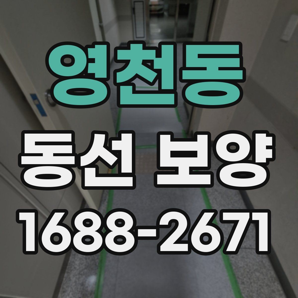 영천동 동선 보양 현장 관리에서 중요한 체크 항목
