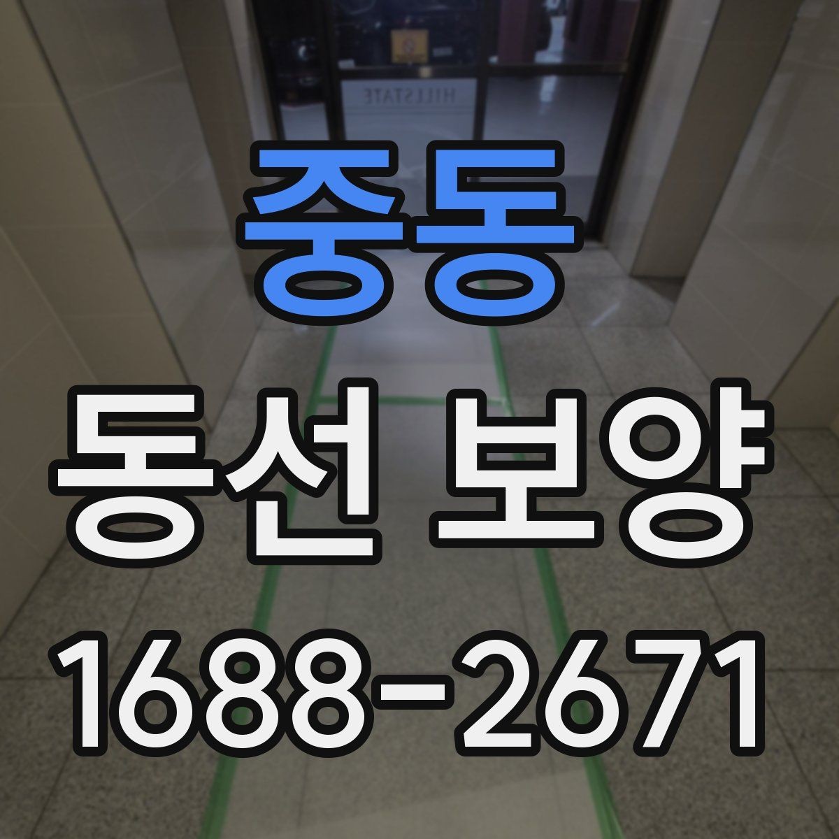 중동 동선 보양 작업 전후로 비교해 보는 변화