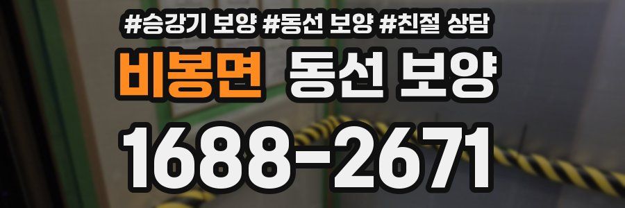 비봉면 동선 보양