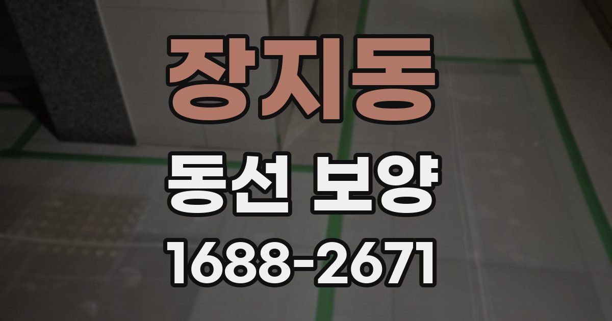 장지동 동선 보양