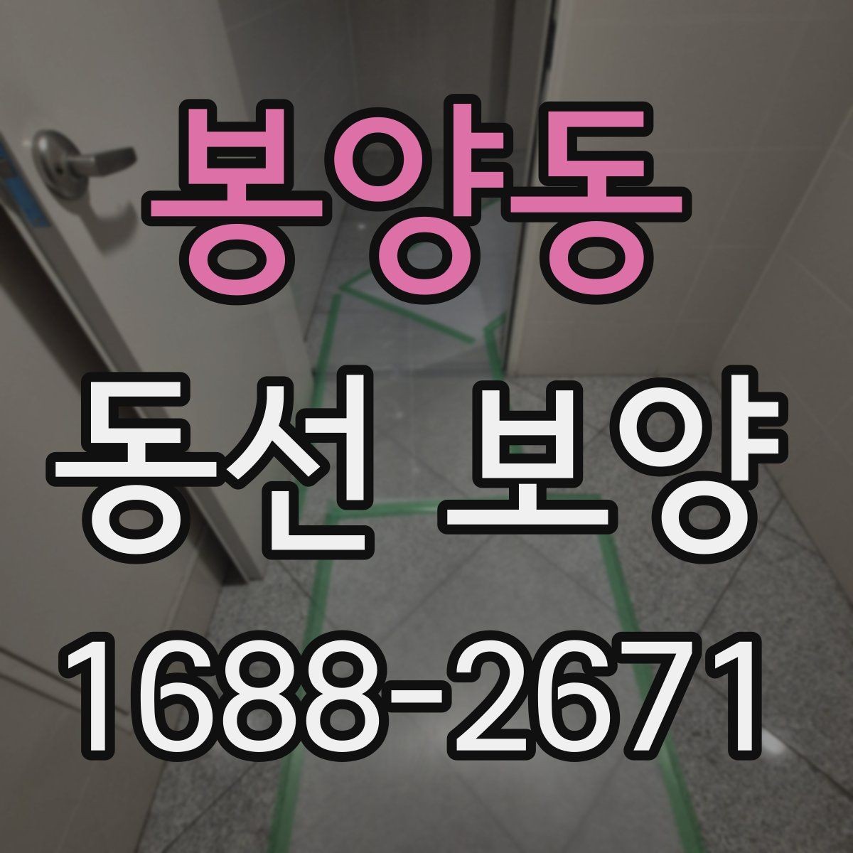 봉양동 동선 보양 현장에서 발생하는 변수와 대처