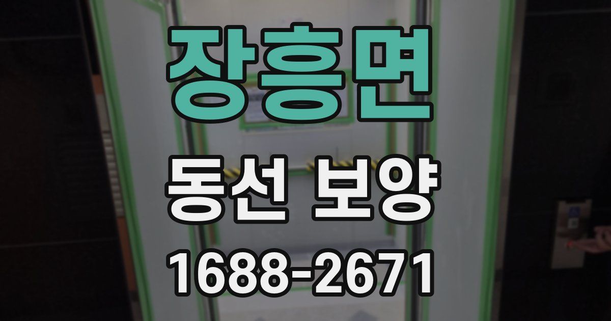 장흥면 동선 보양