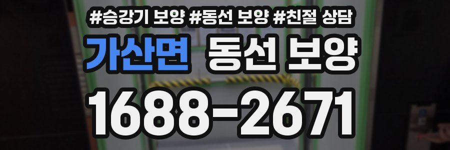 가산면 동선 보양