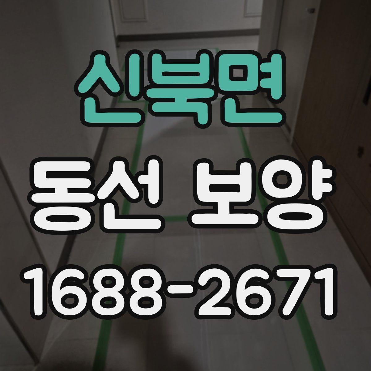 신북면 동선 보양 진행 과정에서 반복되는 실수