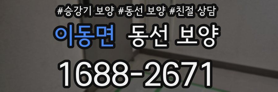 이동면 동선 보양