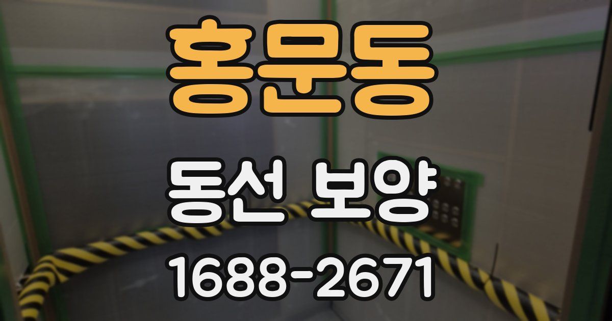 홍문동 동선 보양